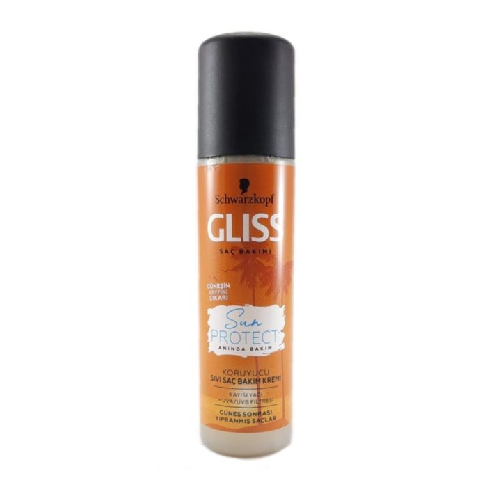 اسپری دو فاز مو های آسیب دیده گلیس مدل Gliss Sun Protect Liquid